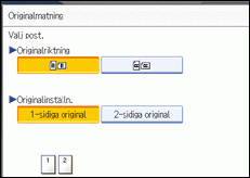 Bild av användarpanelskärmen