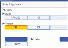 Bild av användarpanelskärmen