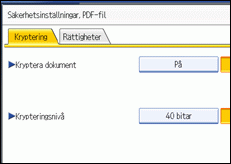 Bild av användarpanelskärmen