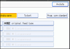 Bild av användarpanelskärmen