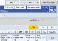 Bild av användarpanelskärmen