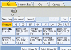 Il·lustració de la pantalla del panell d'operacions