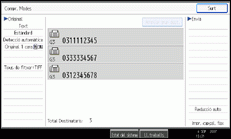 Il·lustració de la pantalla del panell d'operacions