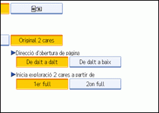 Il·lustració de la pantalla del panell d'operacions