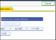 Il·lustració de la pantalla del panell d'operacions