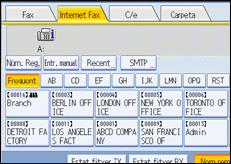 Il·lustració de la pantalla del panell d'operacions