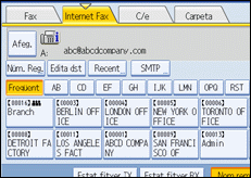 Il·lustració de la pantalla del panell d'operacions