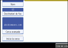 Il·lustració de la pantalla del panell d'operacions