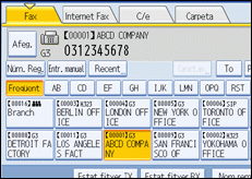 Il·lustració de la pantalla del panell d'operacions
