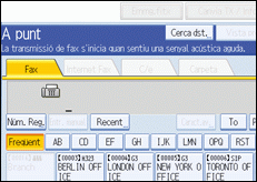 Il·lustració de la pantalla del panell d'operacions