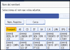 Il·lustració de la pantalla del panell d'operacions