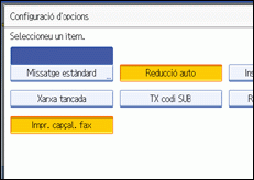 Il·lustració de la pantalla del panell d'operacions