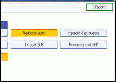 Il·lustració de la pantalla del panell d'operacions
