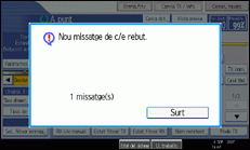Il·lustració de la pantalla del panell d'operacions