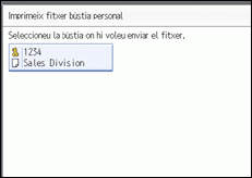 Il·lustració de la pantalla del panell d'operacions