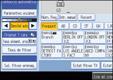 Il·lustració de la pantalla del panell d'operacions