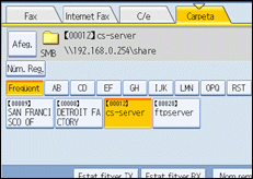 Il·lustració de la pantalla del panell d'operacions