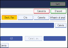 Il·lustració de la pantalla del panell d'operacions