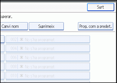 Il·lustració de la pantalla del panell d'operacions