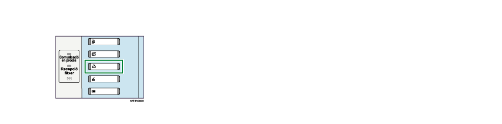 Il·lustració de la tecla Impressora