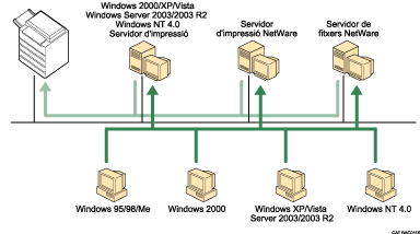 Il·lustració de l'ús d'una xarxa