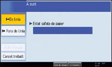 Il·lustració de la pantalla del panell d'operacions