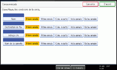 Il·lustraci&oacute; de la pantalla del panell d'operacions