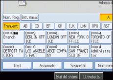 Il·lustració de la pantalla del panell d'operacions