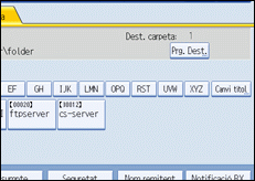 Il·lustraci&oacute; de la pantalla del panell d'operacions