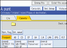 Il·lustraci&oacute; de la pantalla del panell d'operacions