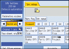 Il·lustraci&oacute; de la pantalla del panell d'operacions