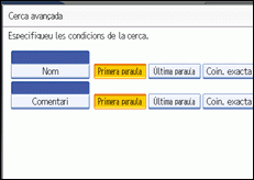 Il·lustraci&oacute; de la pantalla del panell d'operacions