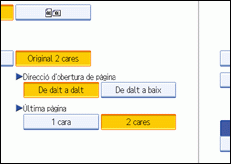 Il·lustració de la pantalla del panell d'operacions