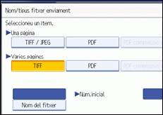 Il·lustraci&oacute; de la pantalla del panell d'operacions