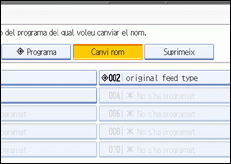 Il·lustraci&oacute; de la pantalla del panell d'operacions