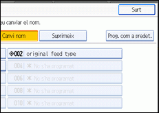 Il·lustraci&oacute; de la pantalla del panell d'operacions