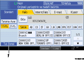 ��lem paneli ekran &ccedil;izimi numaraland�r�lan &ouml;�e &ccedil;a��rma &ccedil;izimi