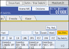 İşlem paneli ekran çizimi