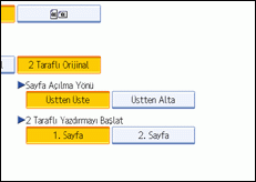 İşlem paneli ekran çizimi