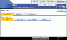 İşlem paneli ekran çizimi