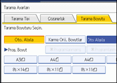 İşlem paneli ekran çizimi