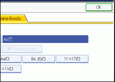 İşlem paneli ekran çizimi