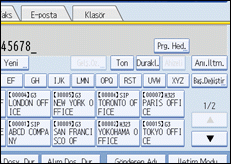 İşlem paneli ekran çizimi