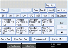 İşlem paneli ekran çizimi