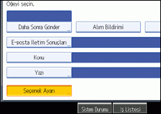 İşlem paneli ekran çizimi