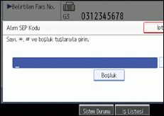 İşlem paneli ekran çizimi