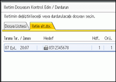 İşlem paneli ekran çizimi