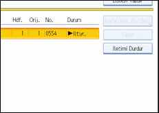 İşlem paneli ekran çizimi