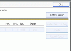 İşlem paneli ekran çizimi