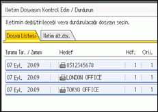 İşlem paneli ekran çizimi